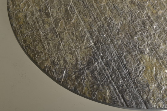 Brutalist Vintage Stenen Salontafel – Stone, Metal (photo 5 of 5)