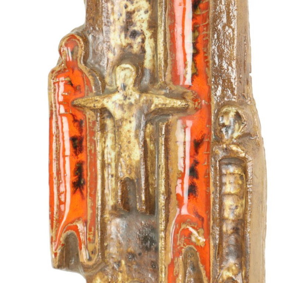 Image 1 of Scultura da parete in ceramica d'epoca