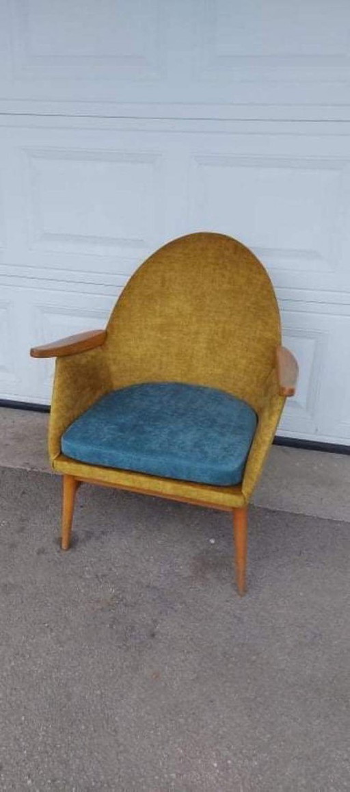 Sillones Mid-Century, años 60, Juego de 2
