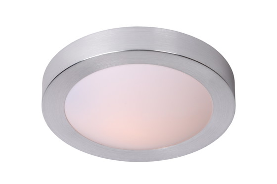 Lucide FRESH Plafoniera da Bagno - Ø 27 cm - E27 - IP44 Cromo Opaco, Plafoniere, Modern (foto 4 di 4)