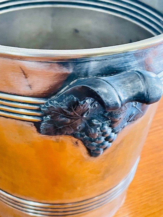 Image 1 of Art Deco Silver Plated Champagne Bucket by Argit, 1920s