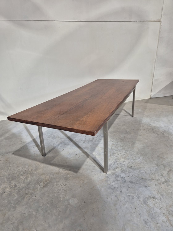 Image 1 of Mesa de centro de mediados de siglo con tapa flotante