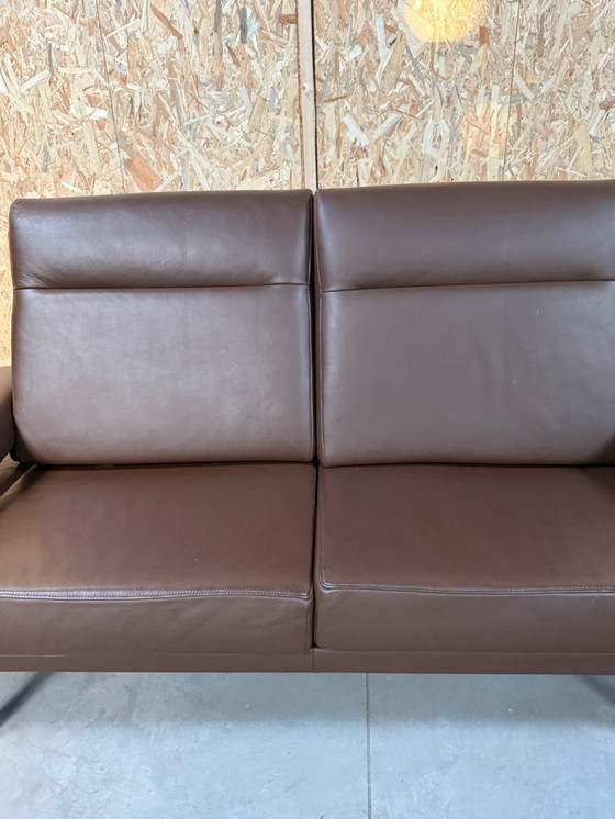 Image 1 of Sitting Vision canapé en cuir marron