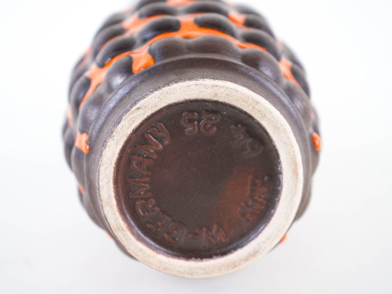 Vaso in ceramica, design tedesco, anni '60, prodotto nella Germania Ovest, Vasi, Multicolore (foto 5 di 8)