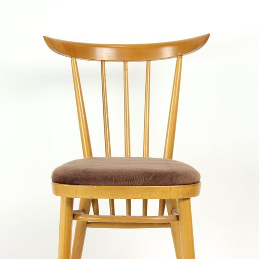 Set di 4 sedie da pranzo di Tatra, Cecoslovacchia, anni '60