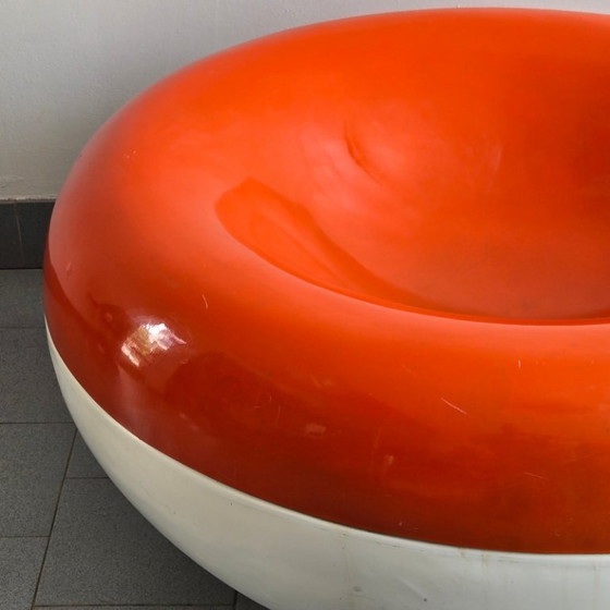 Image 1 of Vintage 1960s swing chair by Charles Zublena, Les Plastiques de Bourgogne, 1960s