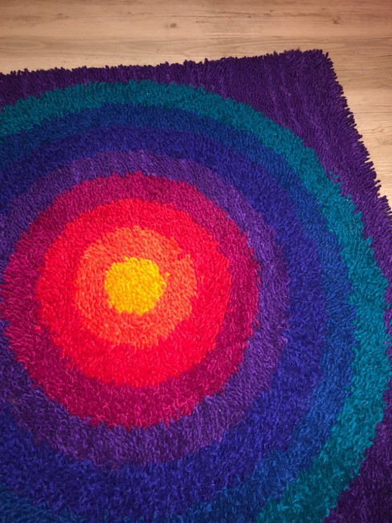 Tapis Verner Panton Tisca Circle – Wool (photo 3 of 11)