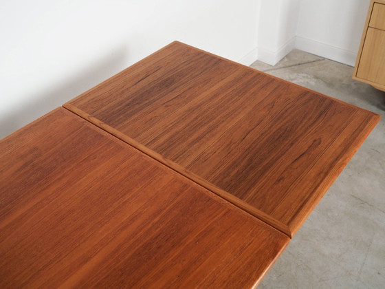 Image 1 of Table en teck, design danois, années 1970, fabrication : Danemark