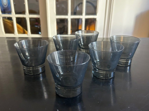 6 Gläser aus den 70er Jahren