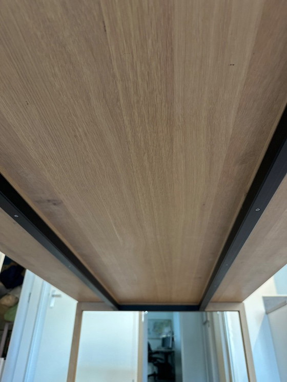 Mesa de comedor de madera con estructura metálica, Topform, Mesas de comedor, Metal, Marrón, Scandinavian (foto 5 de 6)