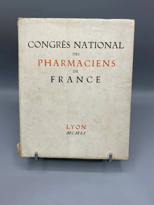National Congress of Pharmacists of France – Illustrated Program – Lyon, 1951 – koffietafelboeken, Paper