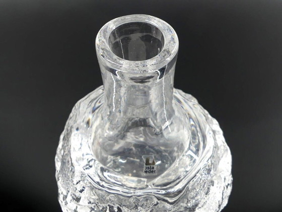 Image 1 of Kosta Boda glass vase, signed Wärff, Snowball vase