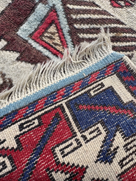 Image 1 of Antiek Kazak-tapijt