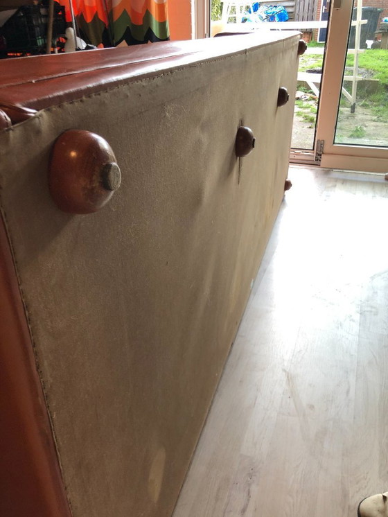 Image 1 of Poltrona Frau Socrates - Hermoso y elegante sofá de diseño italiano en color coñac