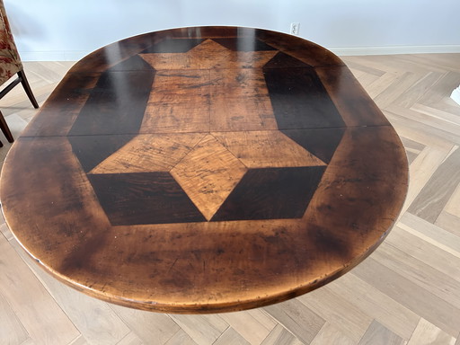 Art Deco extendable table