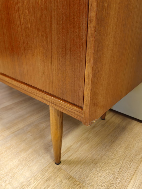 Image 1 of Vintage Teak Sideboard Chest of Drawers Dresser Cupboard Cupboard