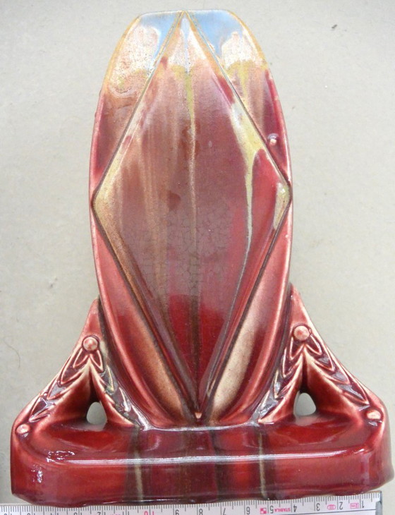 Image 1 of Thulin Pottery - 2 vases - #277 - Earthenware - Pair of Art Deco Vases
