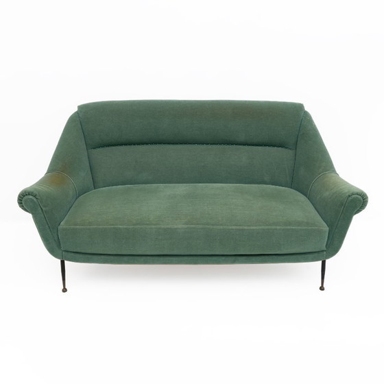 Image 1 of Gigi Radice Mid-Century Modern Italian Sofa for Minotti, 1950s