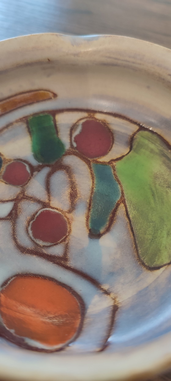 Image 1 of Ceramica firmata Marie-Christine Treinen Vallauris 20° Congresso di Nizza