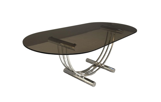 Image 1 of Table Hollywood Regency par Renato Zevi pour Banci Firenze, Italie, années 1970