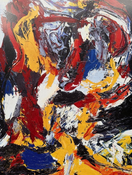 Image 1 of Karel Appel (1921-2006), Tête éclatée, 1958, copyright Kunstmuseum Winterthur, Karep Appel Foundation/2007, Zurich, Printed.....