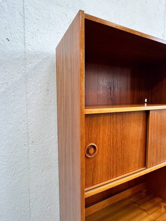 Image 1 of Vintage Highboard, Wandmeubel. Denemarken 1970's