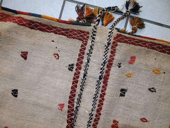 Image 1 of Handgefertigte antike persische Sumak-Satteltasche, doppelt, 55 cm x 100 cm, 1940er Jahre - 1C399