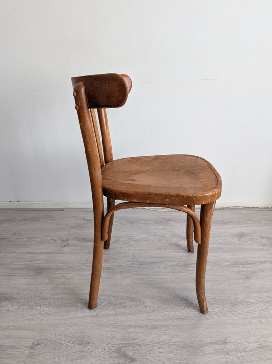 Vintage 1920s oak Teachers Desk + early Thonet chair – Wood (photo 11 of 15)