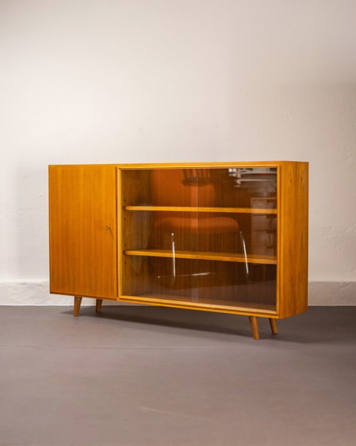 Armoire ou buffet en noyer du milieu du siècle par Heinz Vetter pour Wilhelm Renz, Allemagne