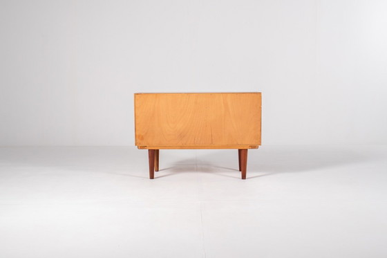Image 1 of Danish Teak Sideboard with Tambour Door – Mid Century Modern, 1960s