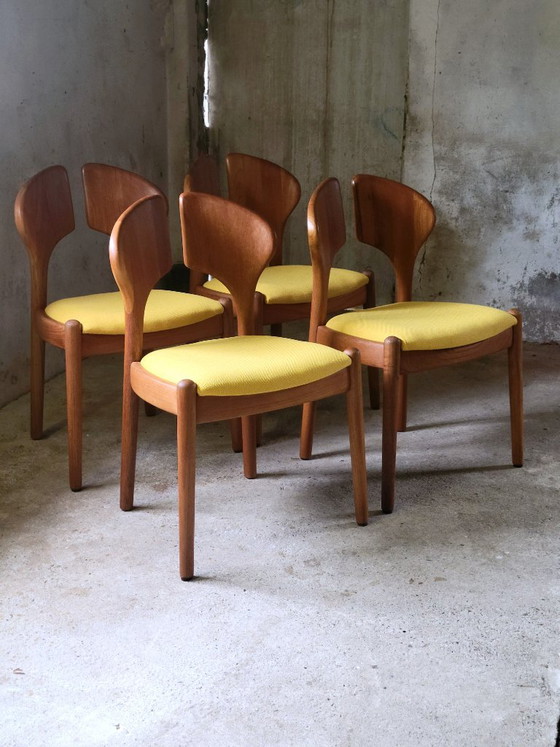 Set of 4 Schou Andersen Dining chairs in teak, Denmark 1960 – Wood, Vintage (photo 4 of 11)