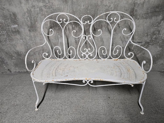 Salon de Jardin Ancien en Fer Forgé, Début du XXe Siècle – Salons de jardin & lounge design d'occasion, Iron (photo 7 of 11)
