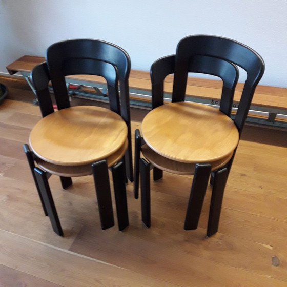 Image 1 of 4x Vintage Bruno Ray Kusch & Co Chairs