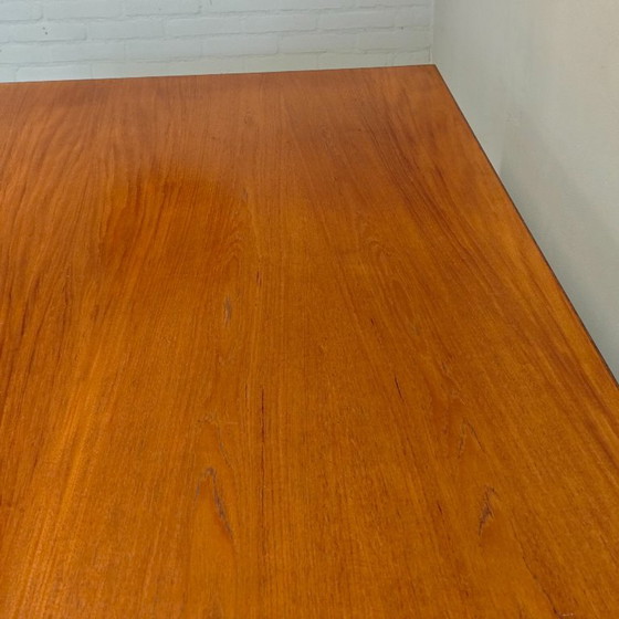 Image 1 of Vintage dining table wood metal