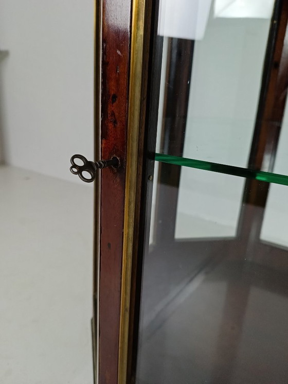 Image 1 of Octagonal Display Cabinet 19 century