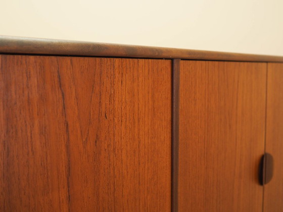 Image 1 of Teak highboard, Danish design, 1960s, made in Denmark