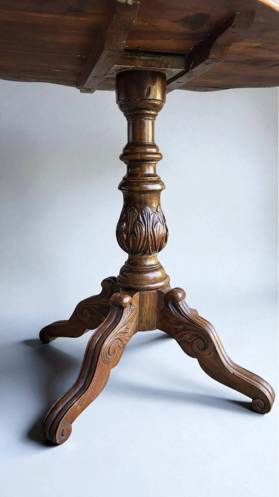 Table violon à quatre pieds vers 1900 – Tables d'appoint (photo 3 of 14)