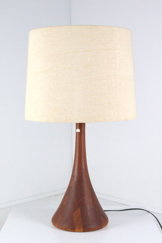 Image 1 of Lampada da tavolo grande Domus vintage in teak