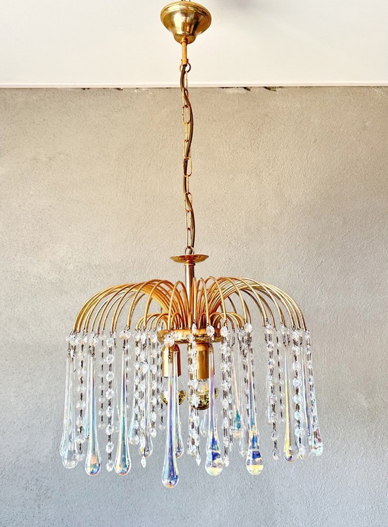 Image 1 of Vintage teardrop chandelier