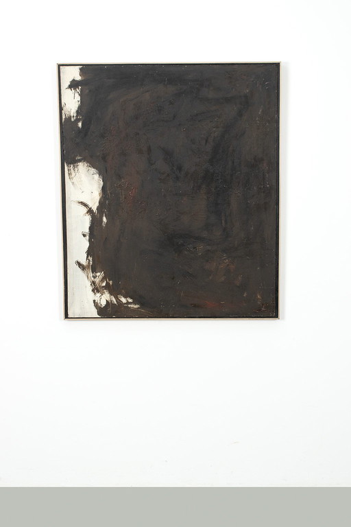 Abstract expressionist painting by Scholz