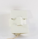 Anvia weiß geometrische Wandlampe 60er Jahre Design J.Hoogervorst 