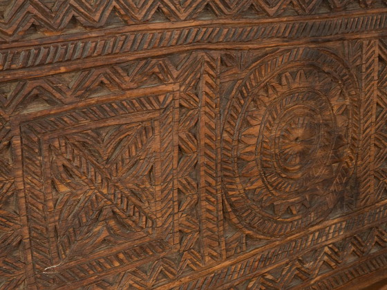 Antico baule nuziale turkmeno – Armadi contenitori, Wood (photo 6 of 9)