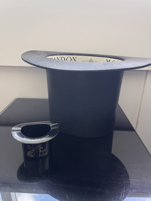 Moët eat Chandon cooler and ashtray