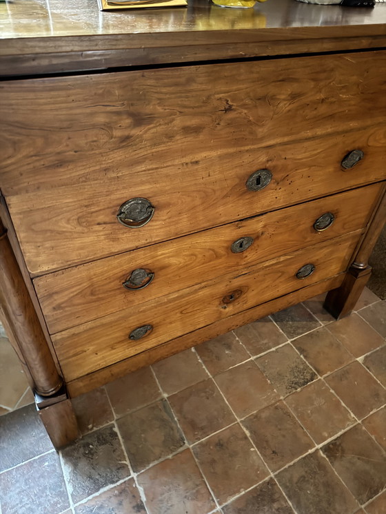 Image 1 of Antique English Chest of Drawers Sideboard