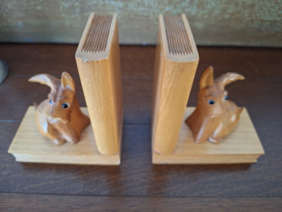 Image 1 of handmade dogs, bookend