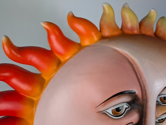 Image 1 of Scultura monumentale in cartapesta "Sol Eclipse" di Sergio Bustamante, 1997