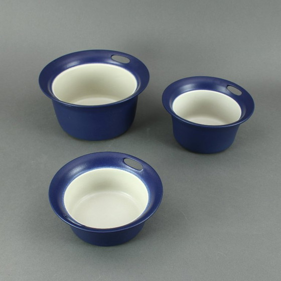 Image 1 of Turi Gramstad-Oliver (1938) - Turi Design - Decor Tor Viking - set of three deck dishes - made in Norway 
