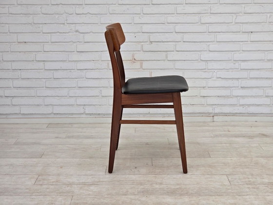 Set van 4 Deense eetkamerstoelen uit de jaren 70 van Findahl Møbelfabrik, gemaakt van teakhout. – Skai, Wood (photo 8 of 14)
