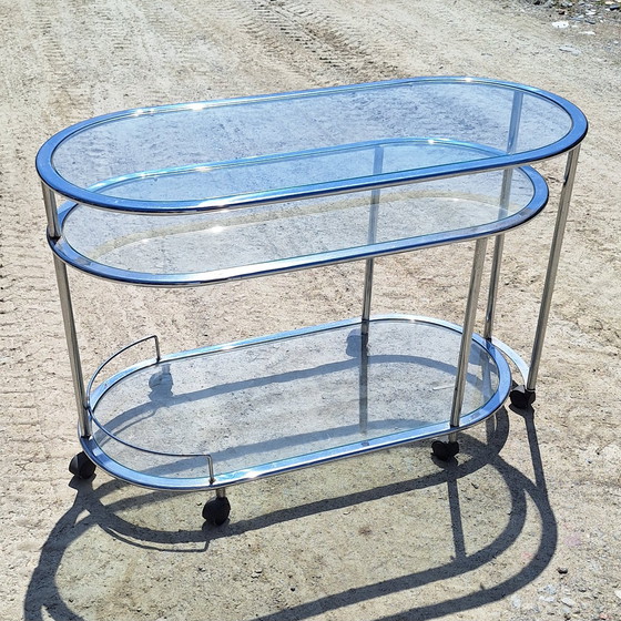 Image 1 of Credenza anni '70 in metallo cromato