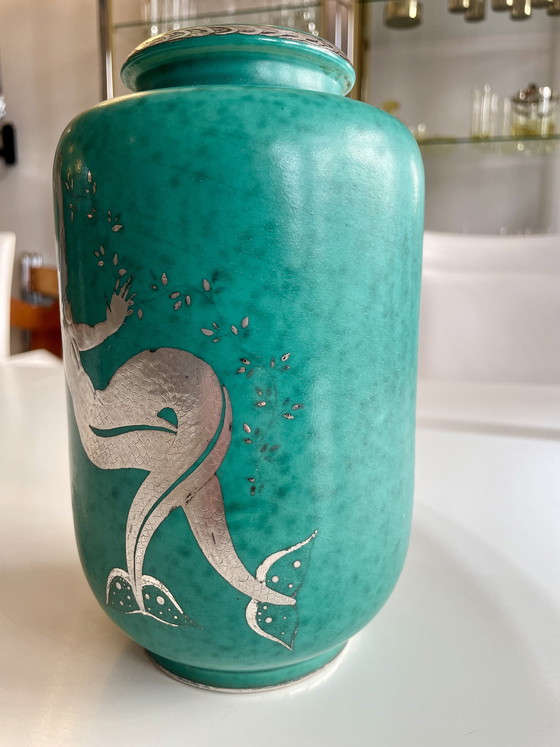Image 1 of Wilhelm Kåge Argenta Gustavsberg Keramik Vase